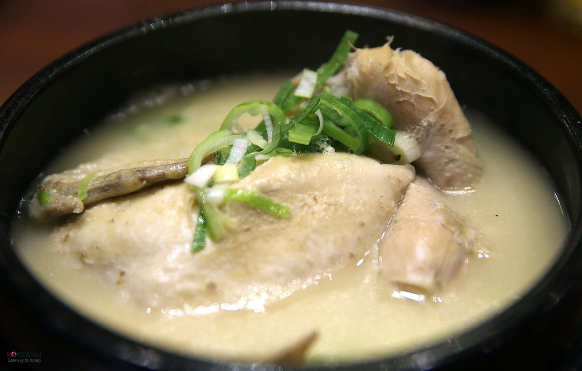 Korean Chicken Soup
 Samgye tang