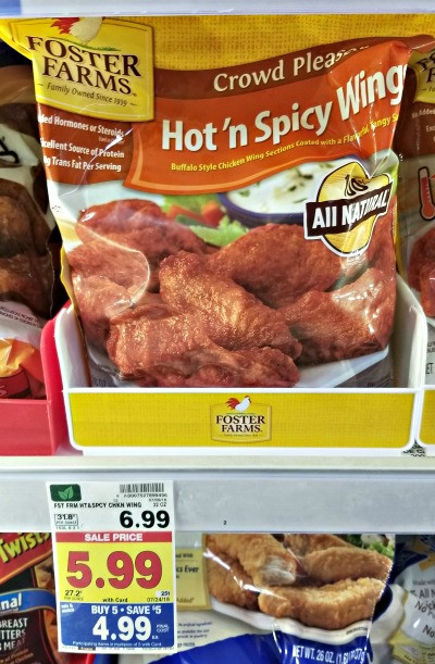 Kroger Chicken Wings
 New Foster Farms Coupons Save $3 on Chicken Wings in the