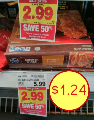Kroger Chicken Wings
 Great Deals With Kroger Digital Coupons $1 24 Chicken Wings