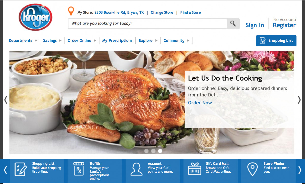 Kroger Thanksgiving Dinner
 Getting Digital Right In Grocery Kroger s Hits And Misses