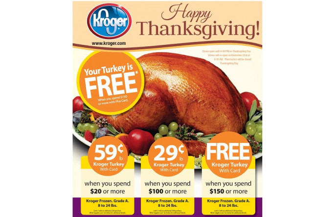 Kroger Thanksgiving Dinner
 Build A Menu Blog Blog Archive Get a Free Turkey at