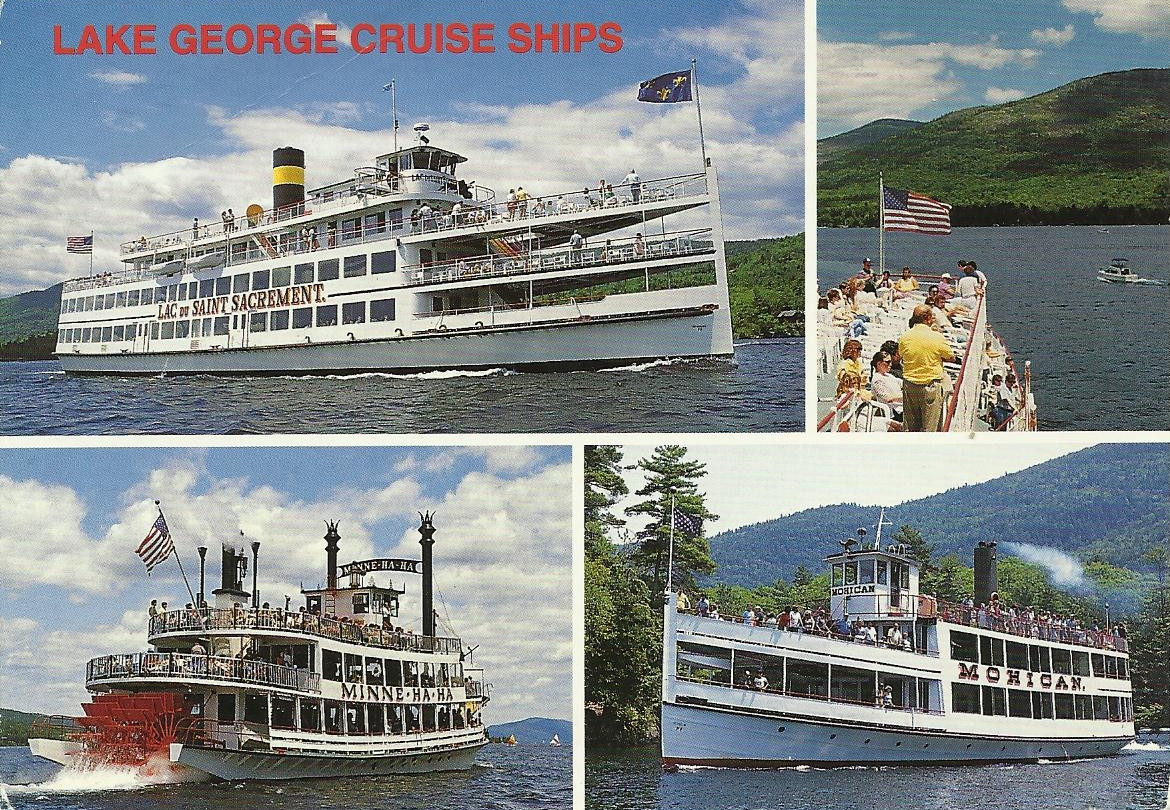 Lake George Dinner Cruise
 Vintage Travel Postcards Lake George New York