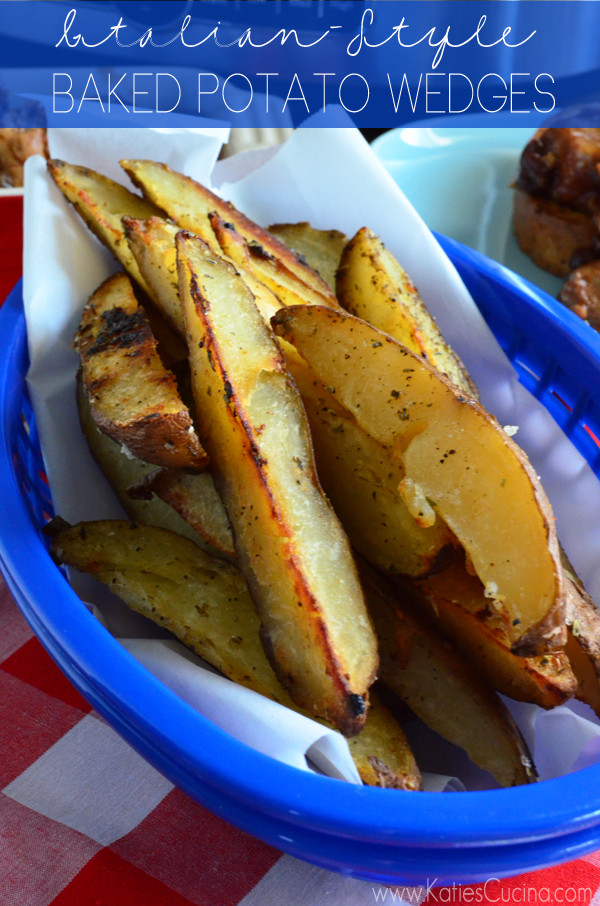 Leftover Baked Potato
 Italian Style Baked Potato Wedges