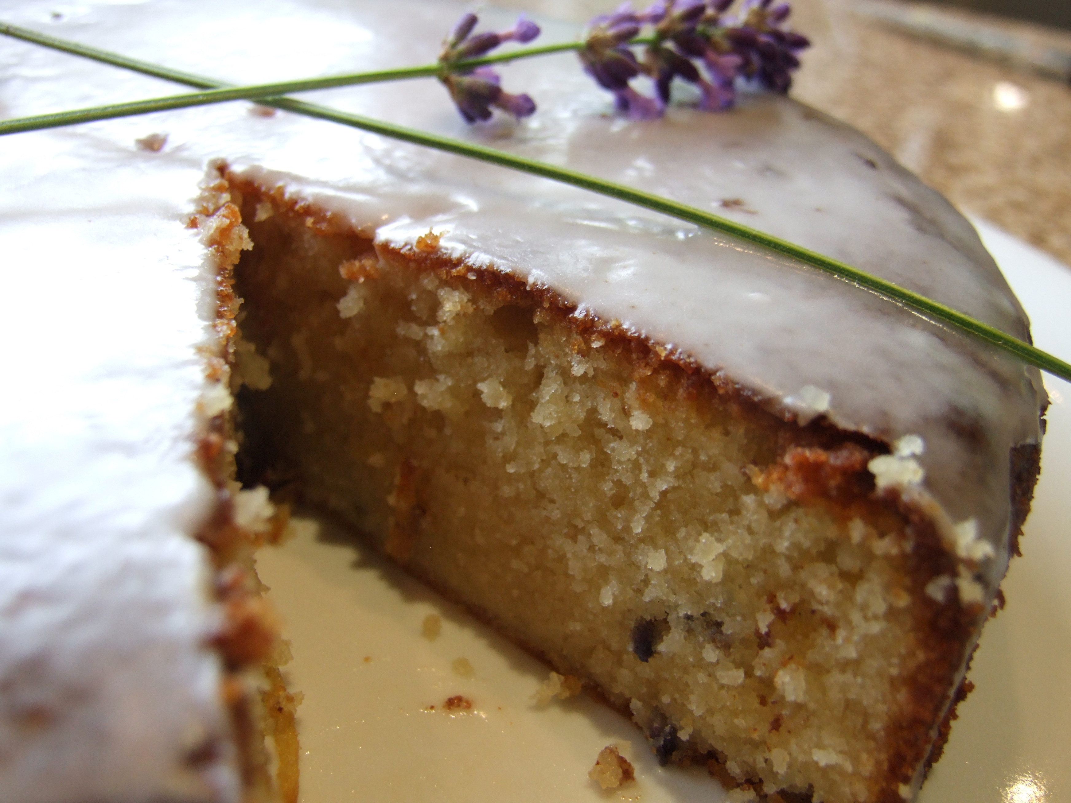 Lemon Lavender Cake
 Lemon lavender and almond cake gluten free Family