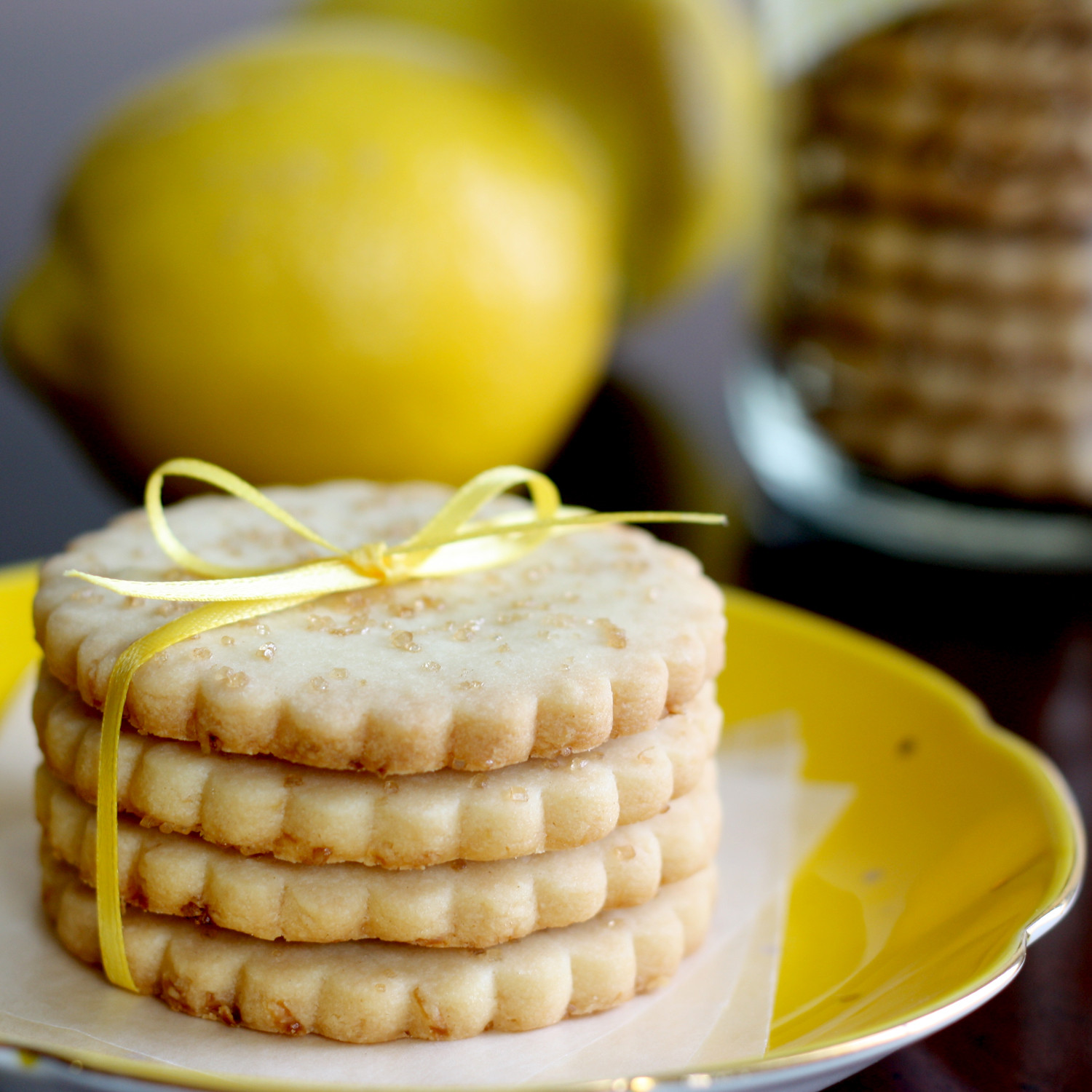 Lemon Shortbread Cookies
 That Winsome Girl Lemon Shortbread