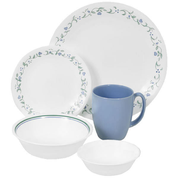 Light Weight Dinner Ware
 Corelle Country Cottage 30pc Dinner Set Camping Dinnerware