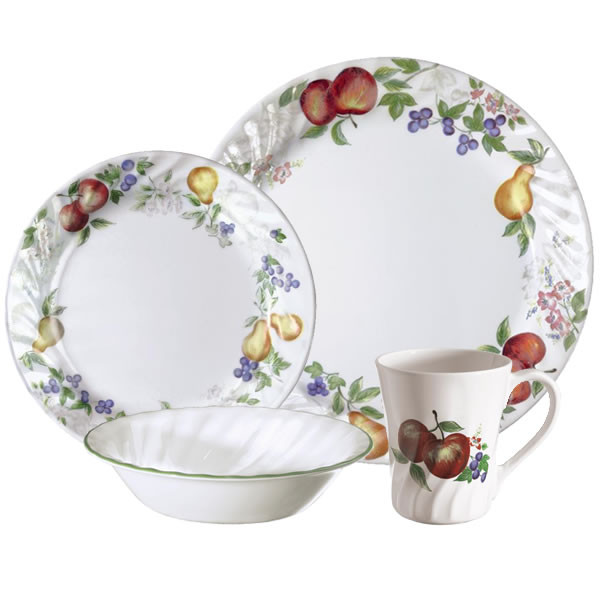 Light Weight Dinner Ware
 KEDAI CORELLE Corelle 16pcs