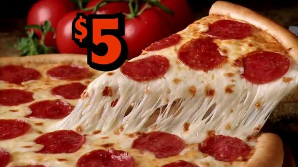 Little Caesars Hot-N-Ready Extramostbestest Pizza, Pepperoni
 Little Caesars Pizza TV mercial $5 Hot N Ready Jingle