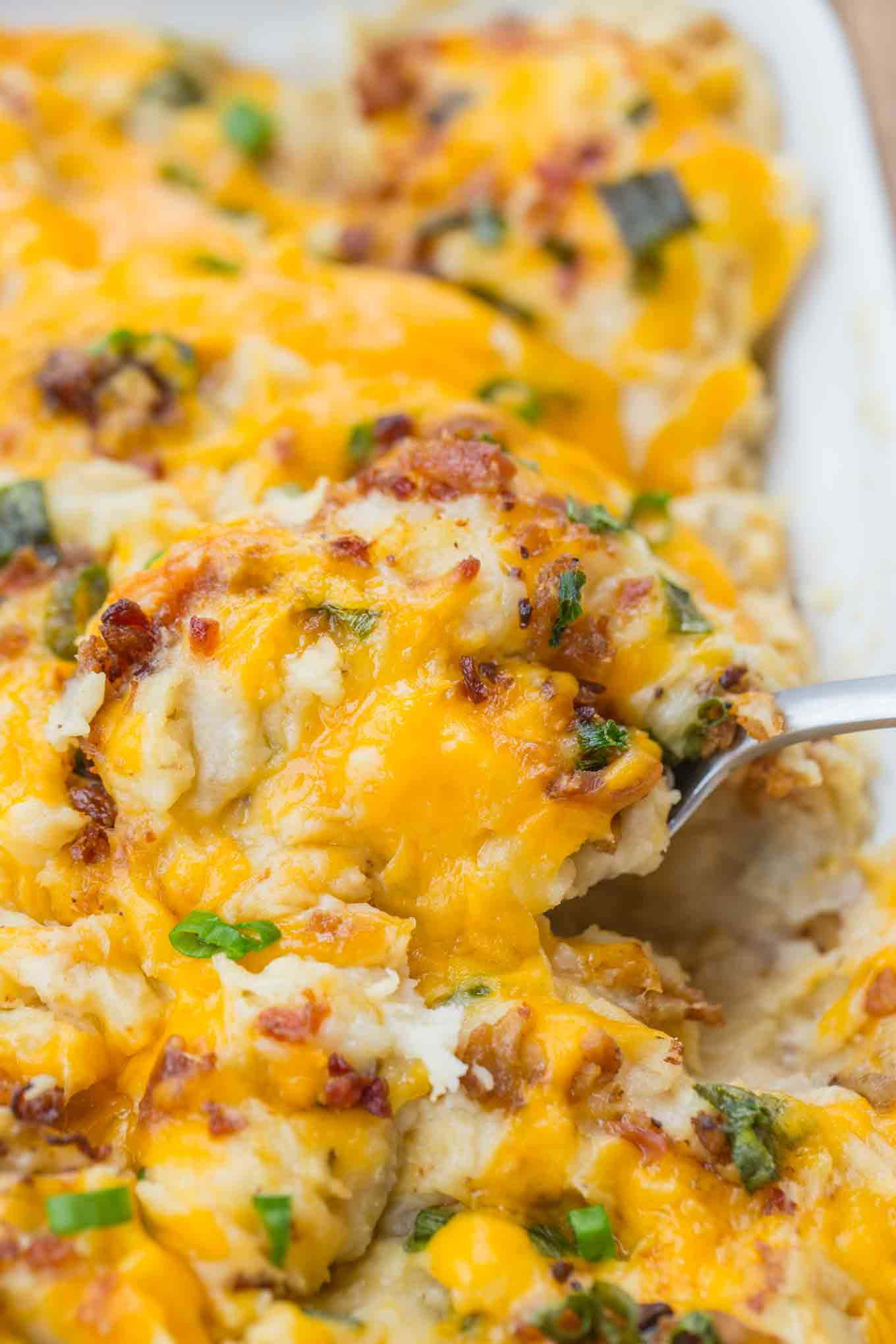 Loaded Mashed Potatoes Recipe
 Ultimate Loaded Mashed Potatoes Dinner then Dessert