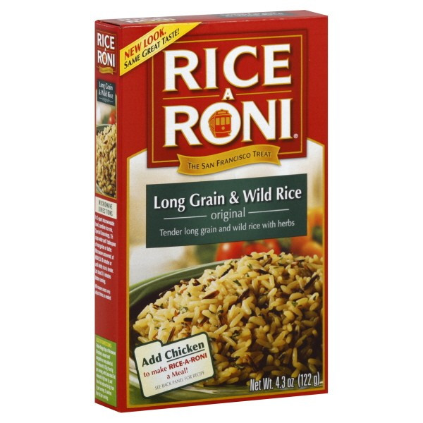 Long Grain Wild Rice
 Rice A Roni Long Grain & Wild Rice