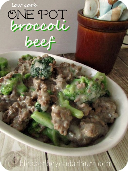 Low Carb Beef And Broccoli
 Low carb beef broccoli recipe Quick and delicious one pot