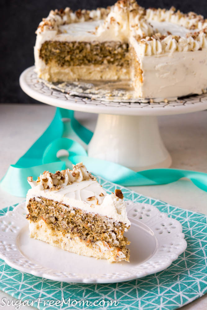 Low Carb Carrot Cake
 Low Carb Carrot Cake Cheesecake Nut Free Gluten Free