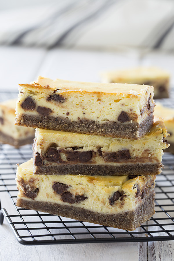 Low Carb Cream Cheese Dessert Recipes
 Low Carb Chocolate Chip Cheesecake Bars [VIDEO]