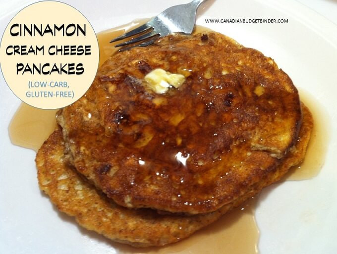 Low Carb Cream Cheese Pancakes
 Cinnamon Cream Cheese Pancakes Low Carb Gluten Free