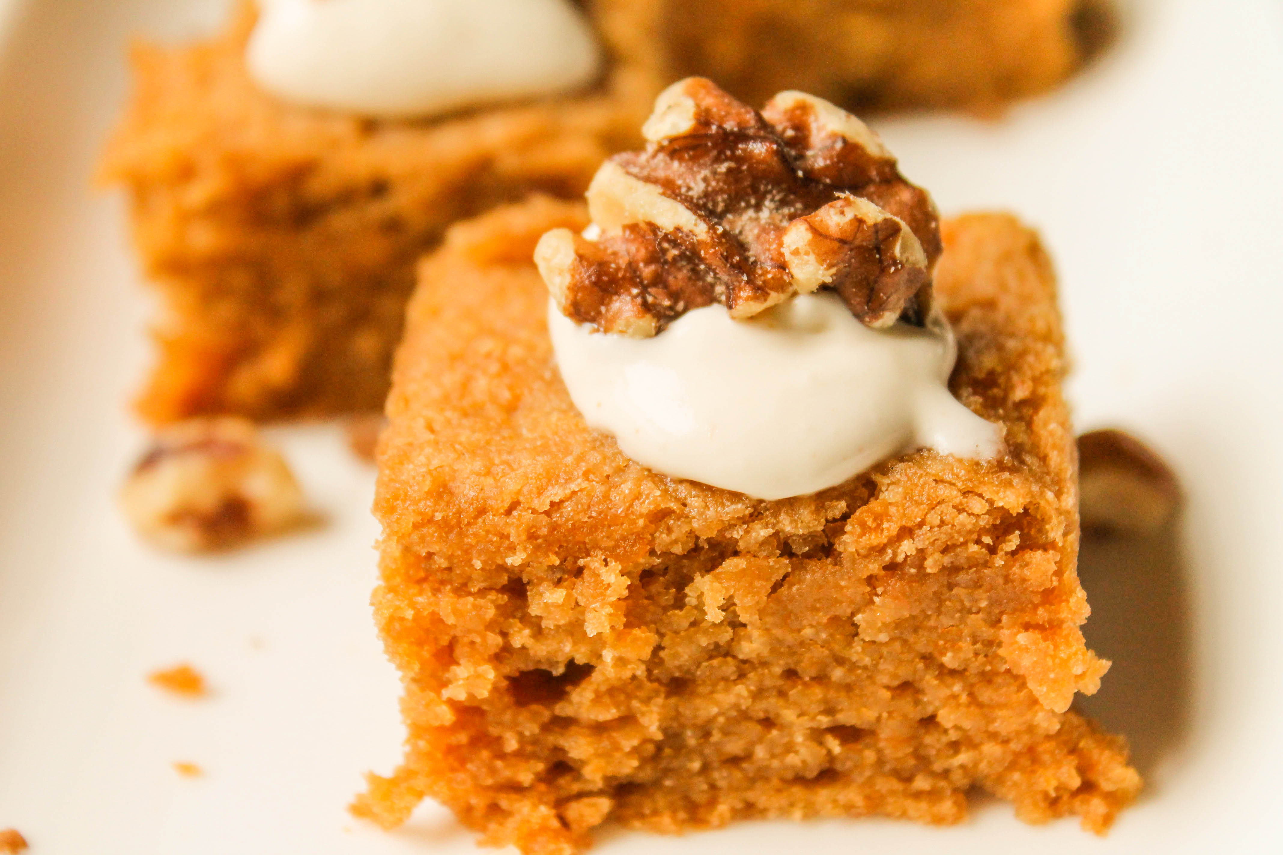 Low Carb Desserts With Cream Cheese
 Paleo Pumpkin Bars w Maple Brown Butter Cream Cheese