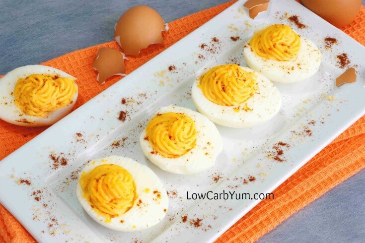 Low Carb Deviled Eggs
 Basic Deviled Eggs for a Low Carb Diet