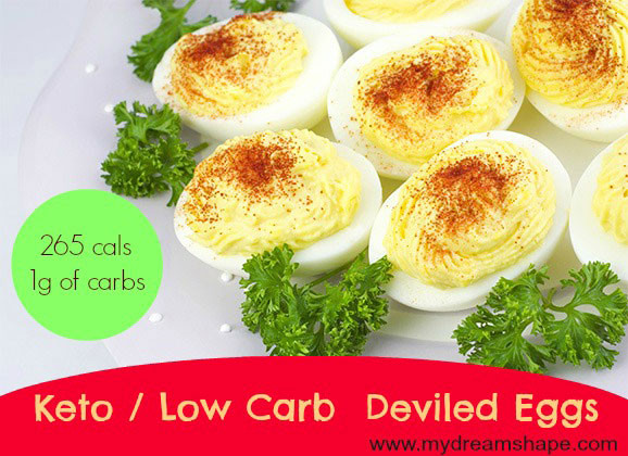 Low Carb Deviled Eggs
 Keto Deviled Eggs Low Carb My Dream Shape