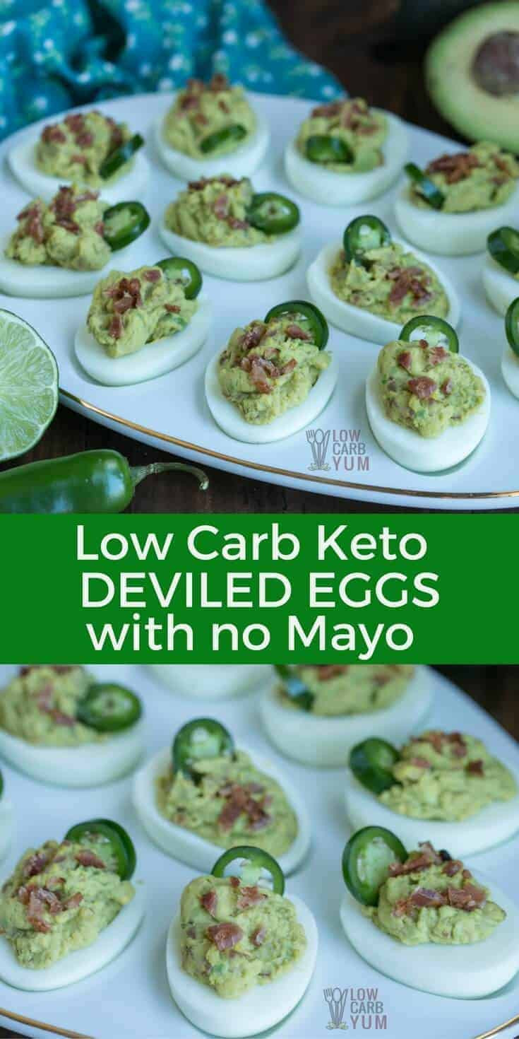 Low Carb Deviled Eggs
 Spicy Keto Deviled Eggs without Mayo