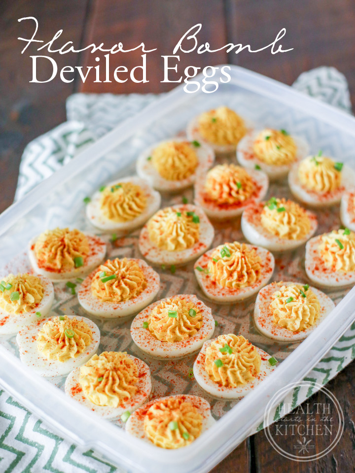 Low Carb Deviled Eggs
 Flavor BOMB Deviled Eggs Paleo Low Carb & Ve arian