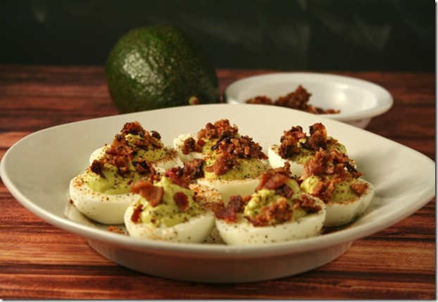 Low Carb Deviled Eggs
 Low Carb Kickin Bacon Avocado Deviled Eggs AppetizerWeek