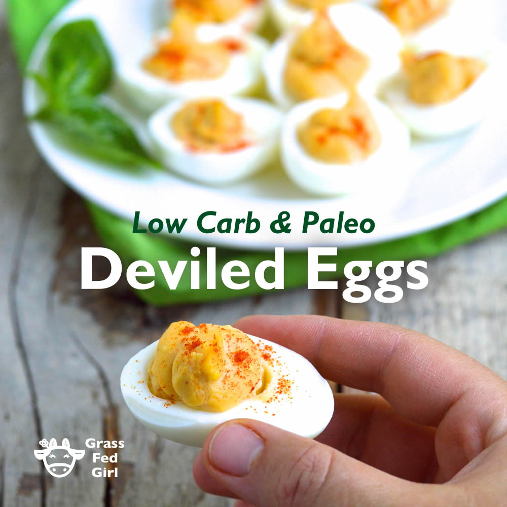 Low Carb Deviled Eggs
 Low Carb Keto Paleo Deviled Eggs Recipe