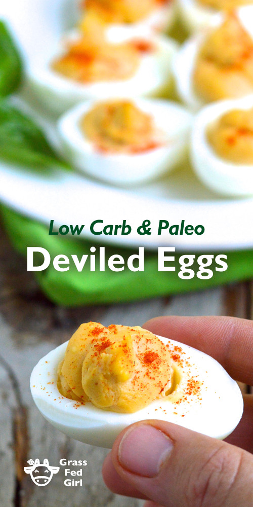 Low Carb Deviled Eggs
 Low Carb Keto Paleo Deviled Eggs Recipe