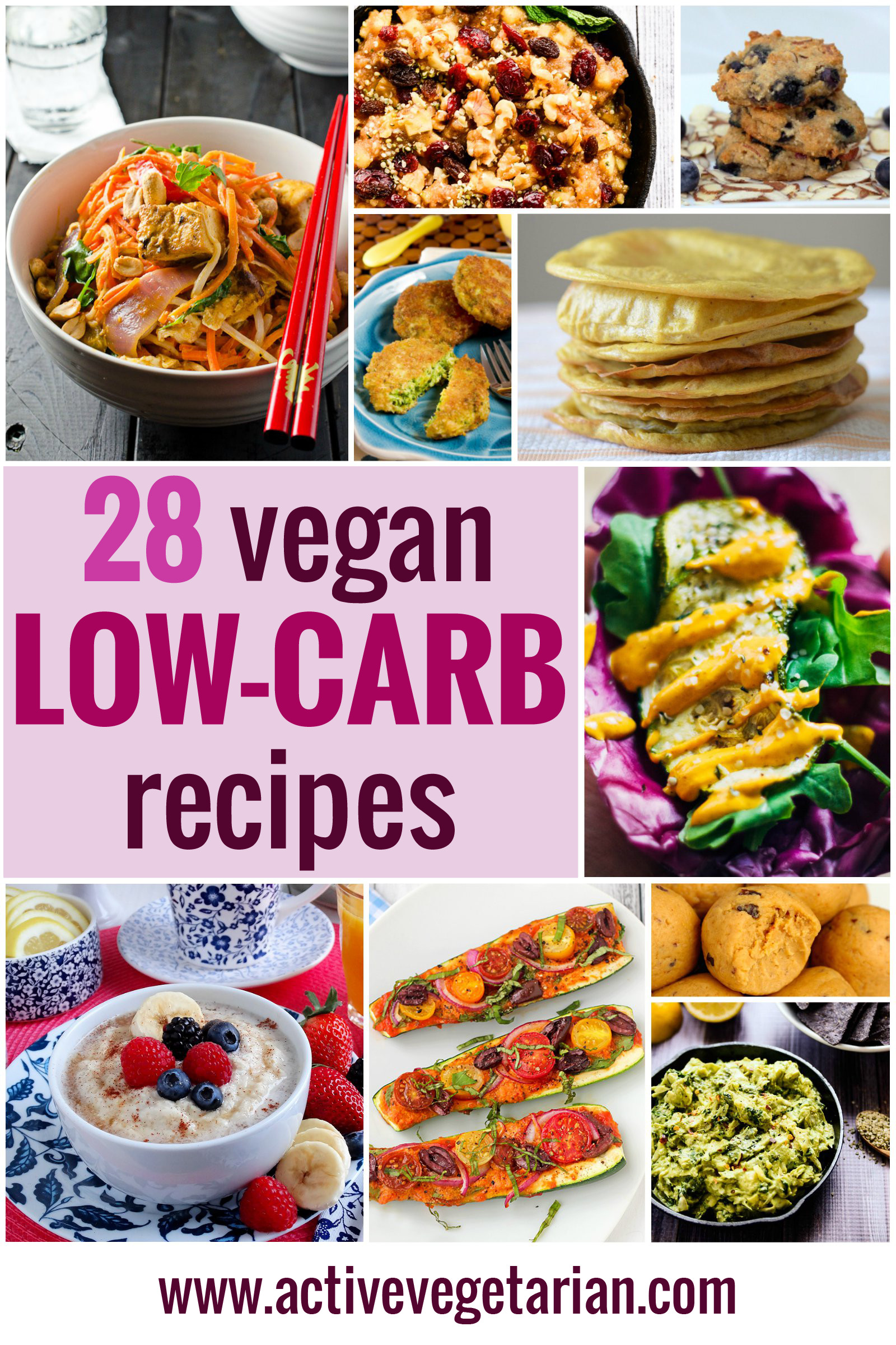 Low Carb High Protein Vegetarian Recipes
 Recipe Round Up – 28 Low Carb Vegan Recipes