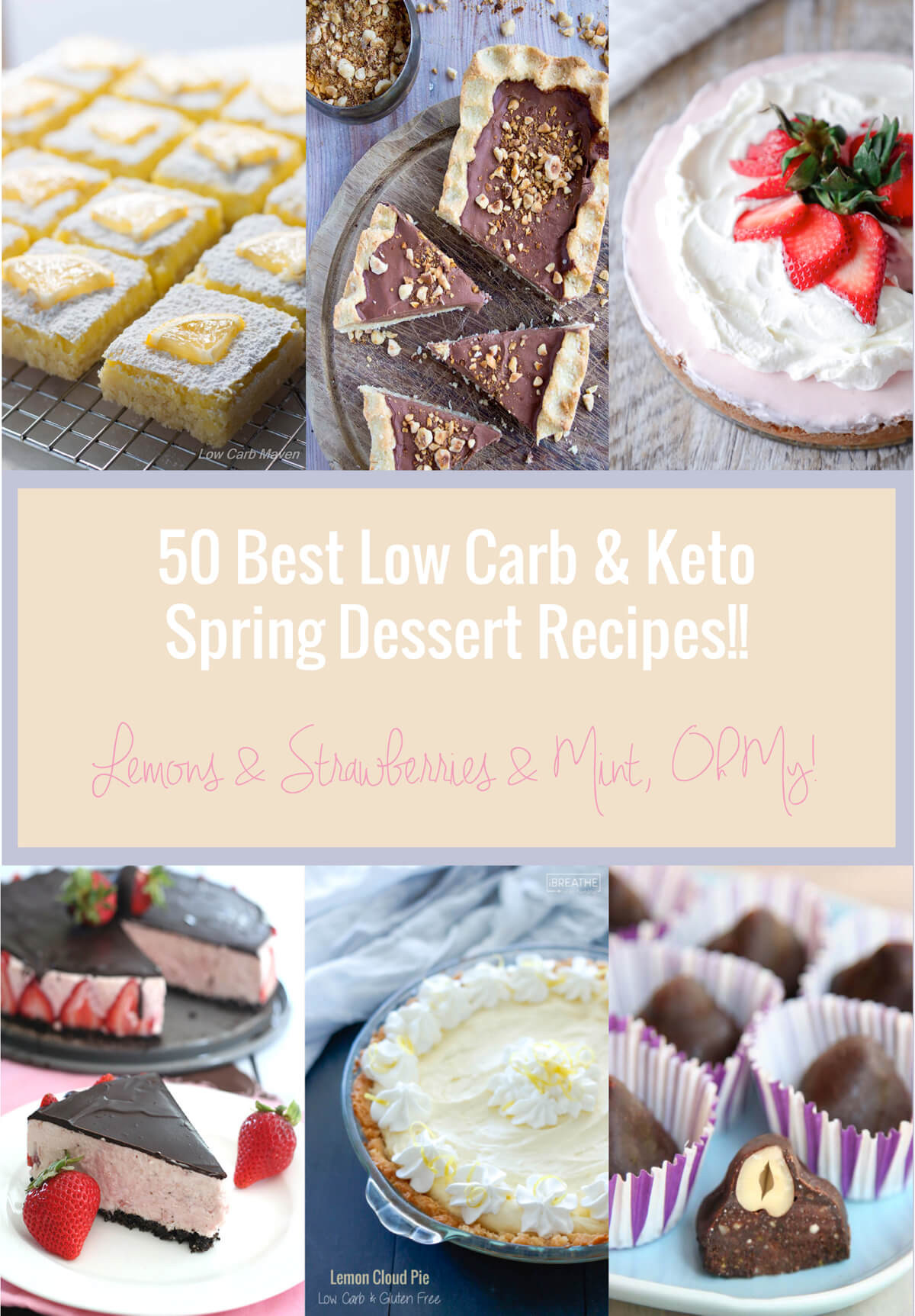 Low Carb Keto Desserts
 50 Best Keto Spring Dessert Recipes