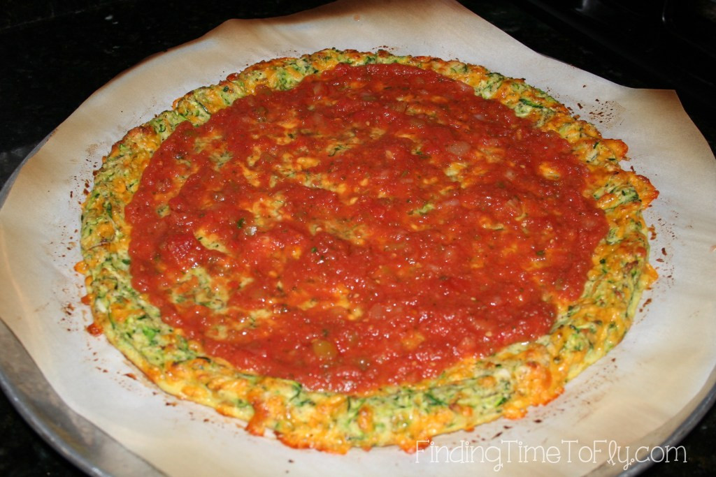 Low Carb Pizza Sauce
 Zucchini Crust Low Carb Pizza Recipe Finding Time To Fly