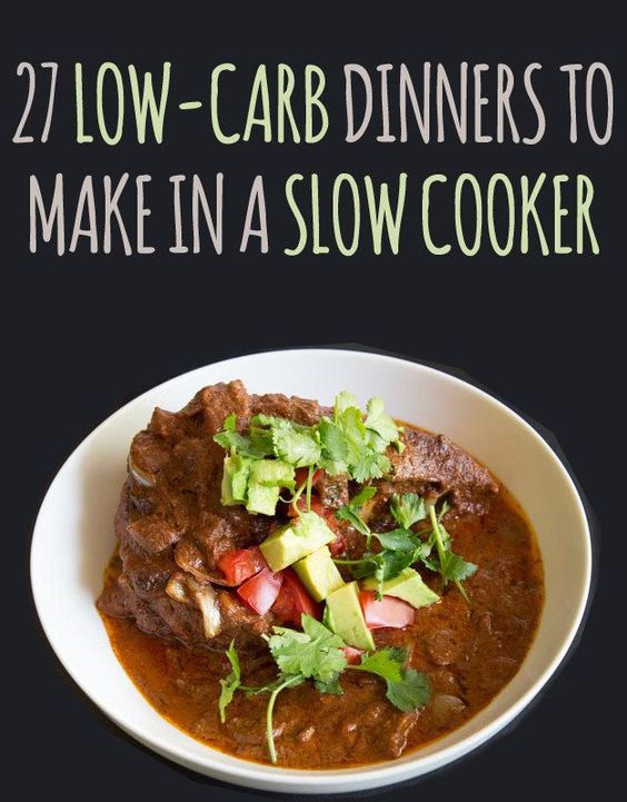 Low Carb Recipes Dinner
 Low carb dinner ideas Crock pot dinners and Meals on