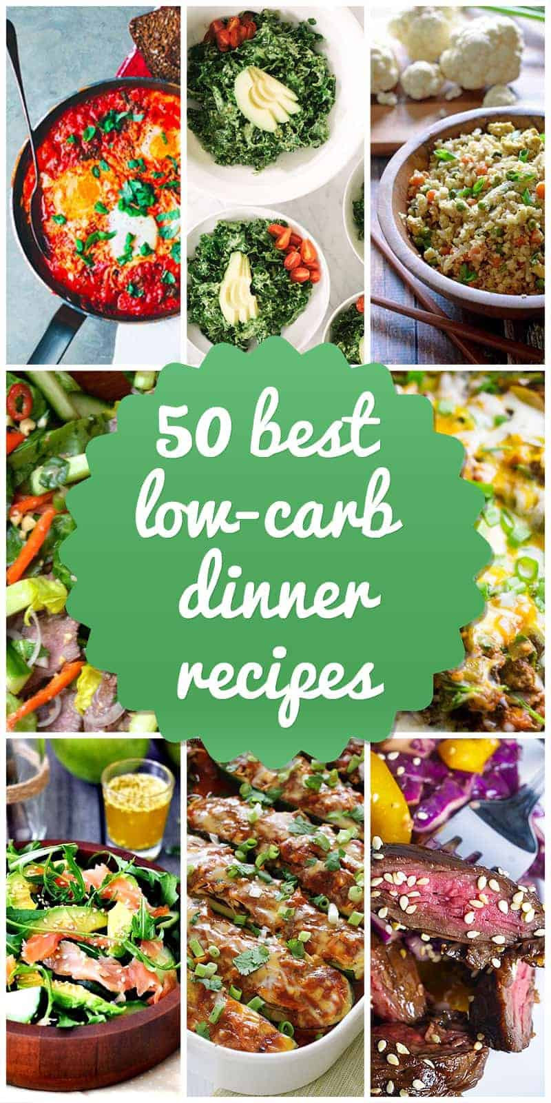 Low Carb Recipes For Dinner
 50 Best Low Carb Dinners Recipes and Ideas