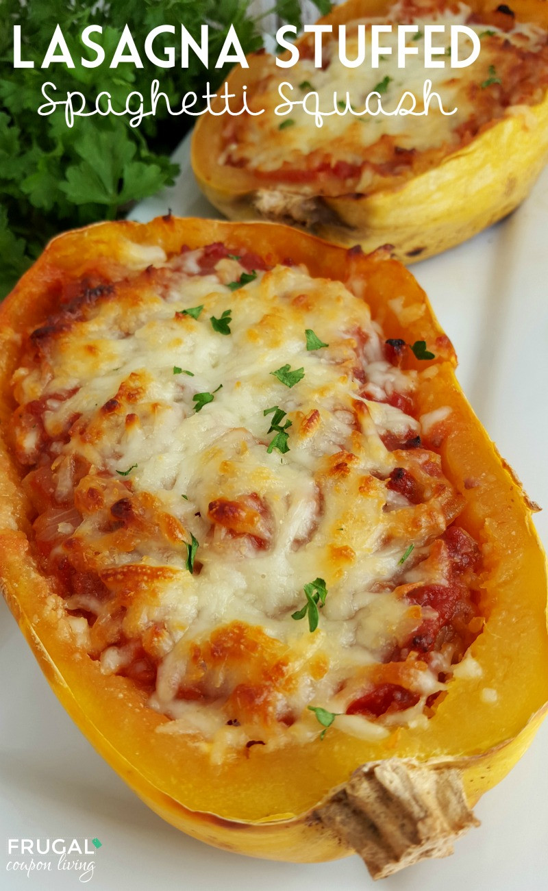 Low Carb Spaghetti Squash
 Low Carb Stuffed Spaghetti Squash Lasagna