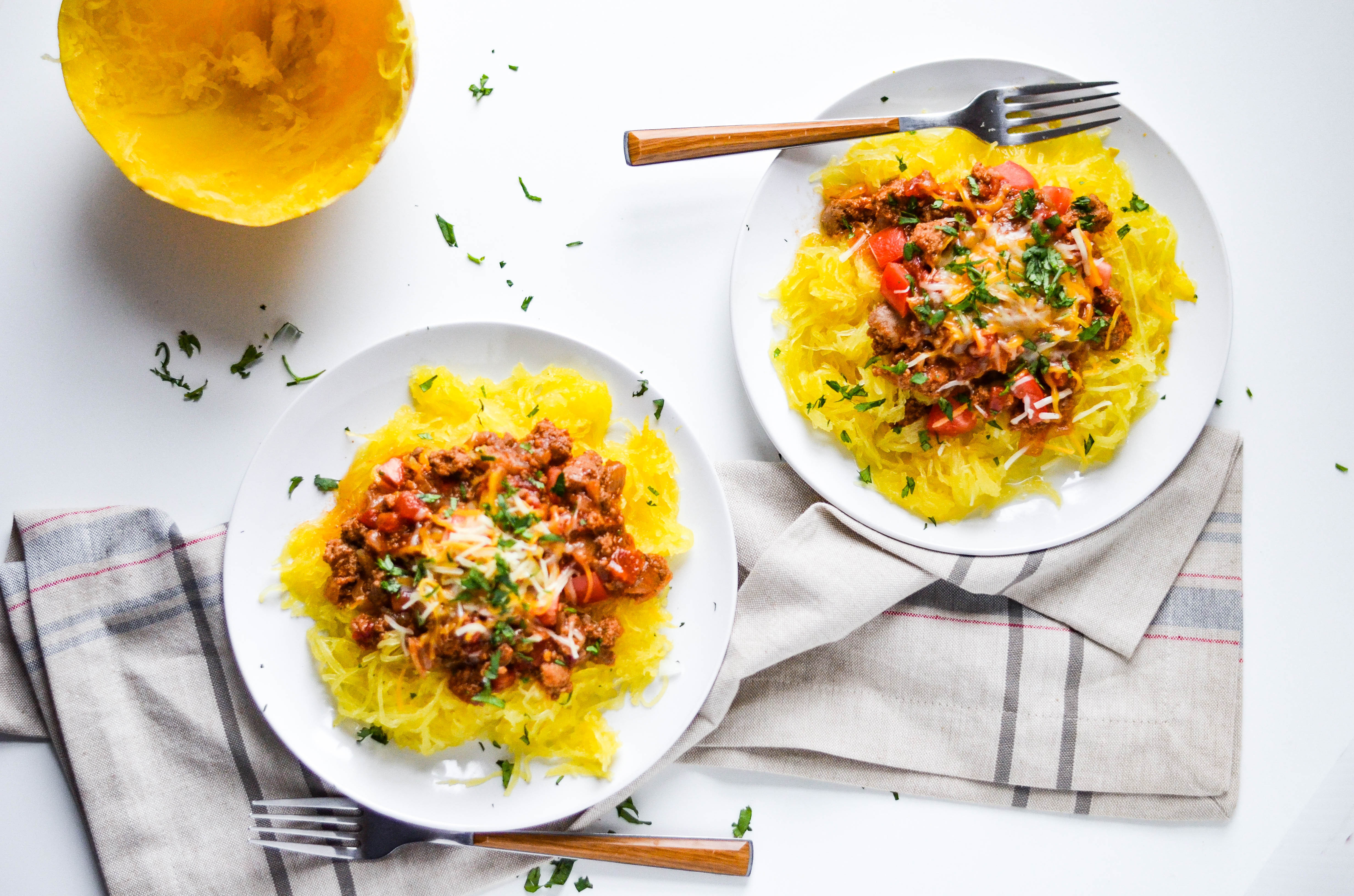 Low Carb Spaghetti Squash
 Low Carb Instant Pot Taco Spaghetti Squash