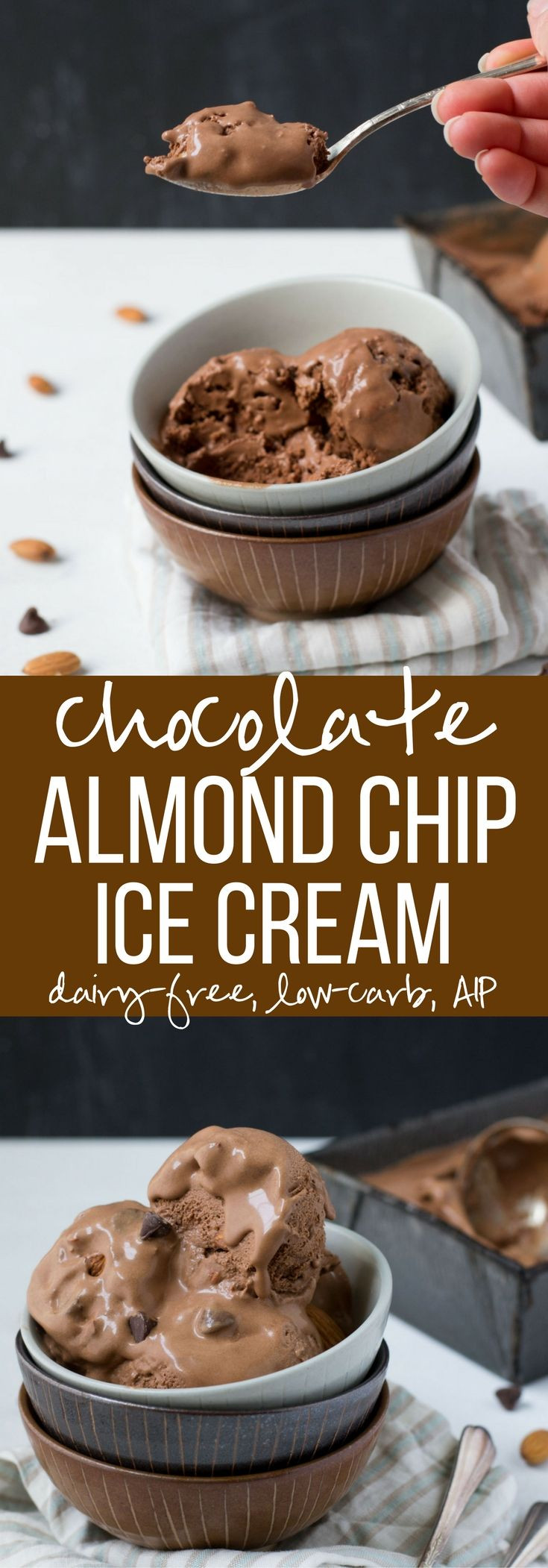 Low Carb Store Bought Desserts
 Chocolate Almond Chip Ice Cream made with Coconut Milk