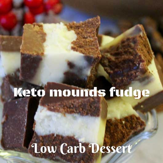 Low Carb Store Bought Desserts
 Keto Mounds Fudge Sugar Free Keto Low Carb Dessert