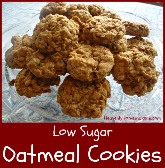 Low Sugar Oatmeal Cookies
 Low Sugar Real Food Oatmeal Cookie Recipe