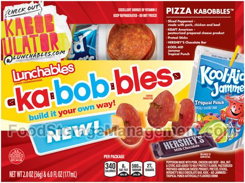 Lunchables Dessert Pizza
 Lunchables Kabobbles Kids meals Pinterest