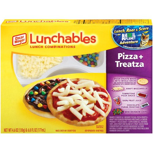 Lunchables Dessert Pizza
 Lunchables Creator Won t Feed Them to His Own Kids