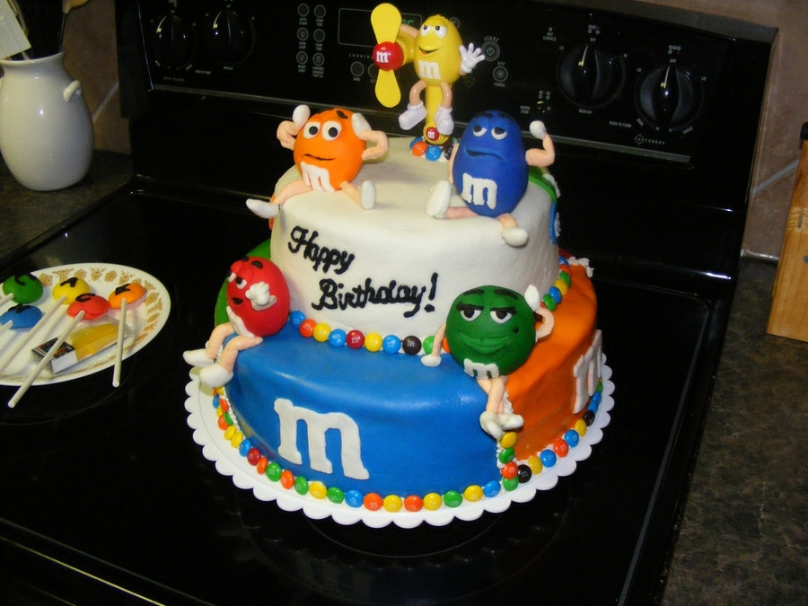 M.A.C Birthday Cake
 M&m Birthday Cake CakeCentral