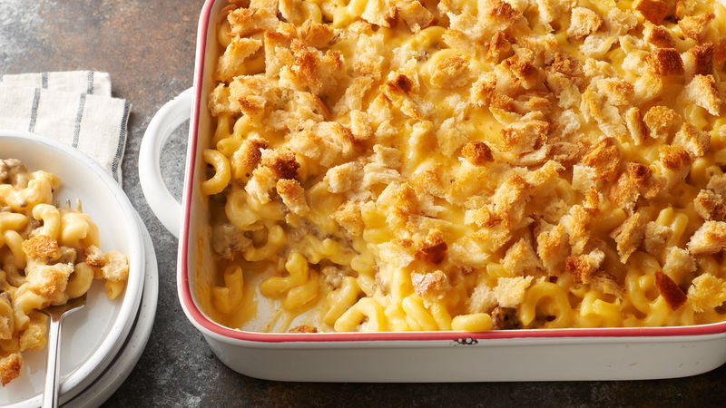 Mac And Cheese With Ground Beef
 Layered Mac and Cheese with Ground Beef Recipe Pillsbury