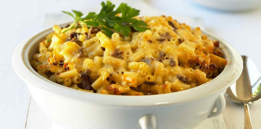 Mac And Cheese With Ground Beef
 Macaroni Cheese With Ground Beef