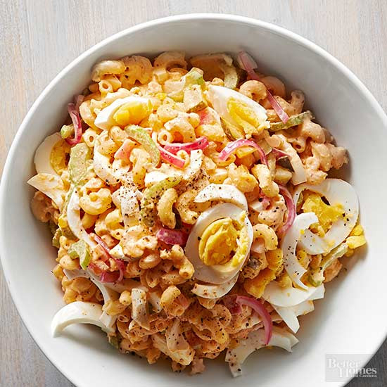 Macaroni Salad With Eggs
 Deviled Egg Macaroni Pasta Salad