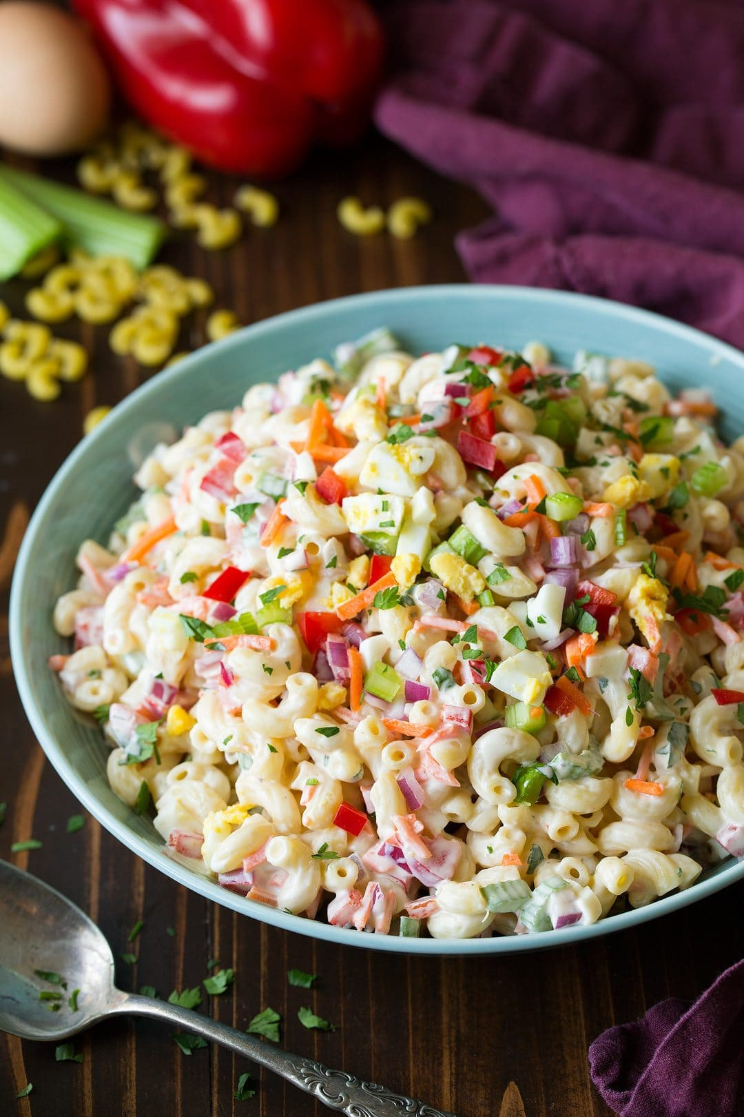 Macaroni Salad With Eggs
 Classic Macaroni Salad Easy Go To Side Dish  Cooking