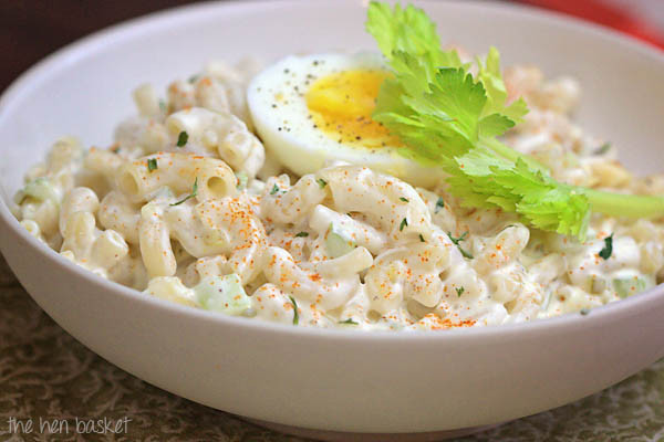 Macaroni Salad With Eggs
 The Hen Basket Deviled Egg Macaroni Salad