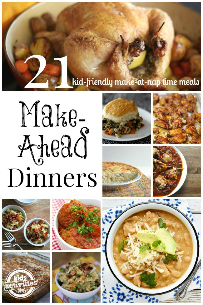 Make Ahead Dinner
 Make Ahead Dinners for Busy Moms