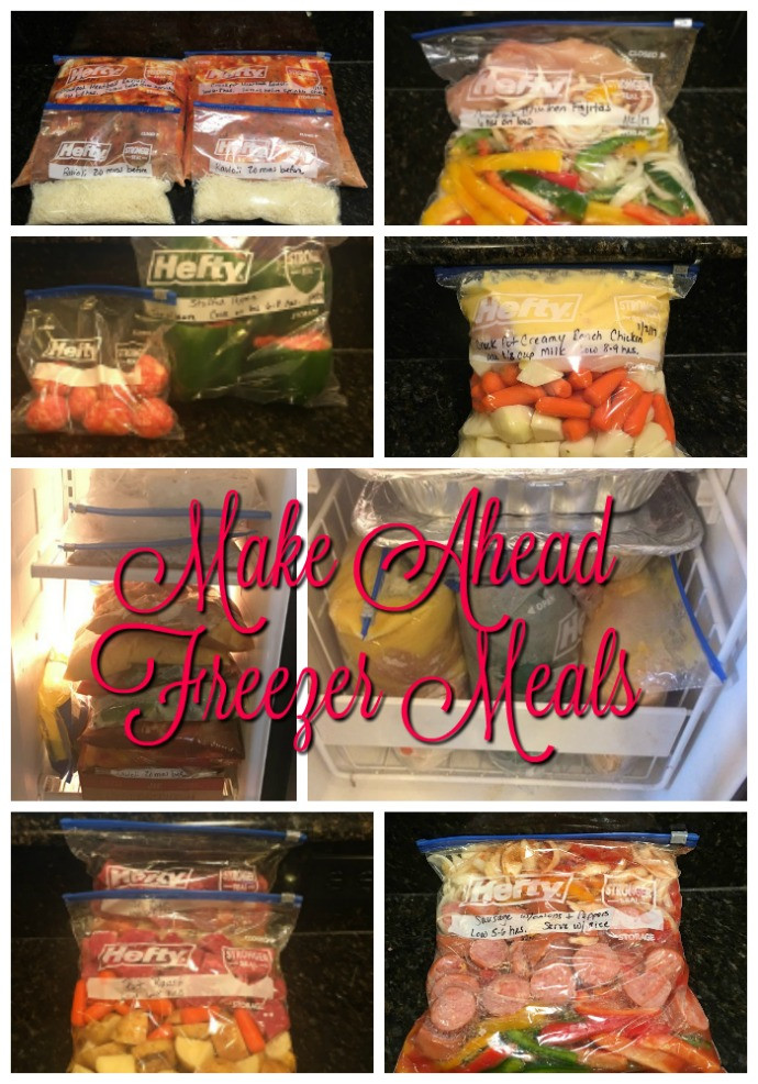 Make Ahead Dinners
 Make Ahead Freezer Meals