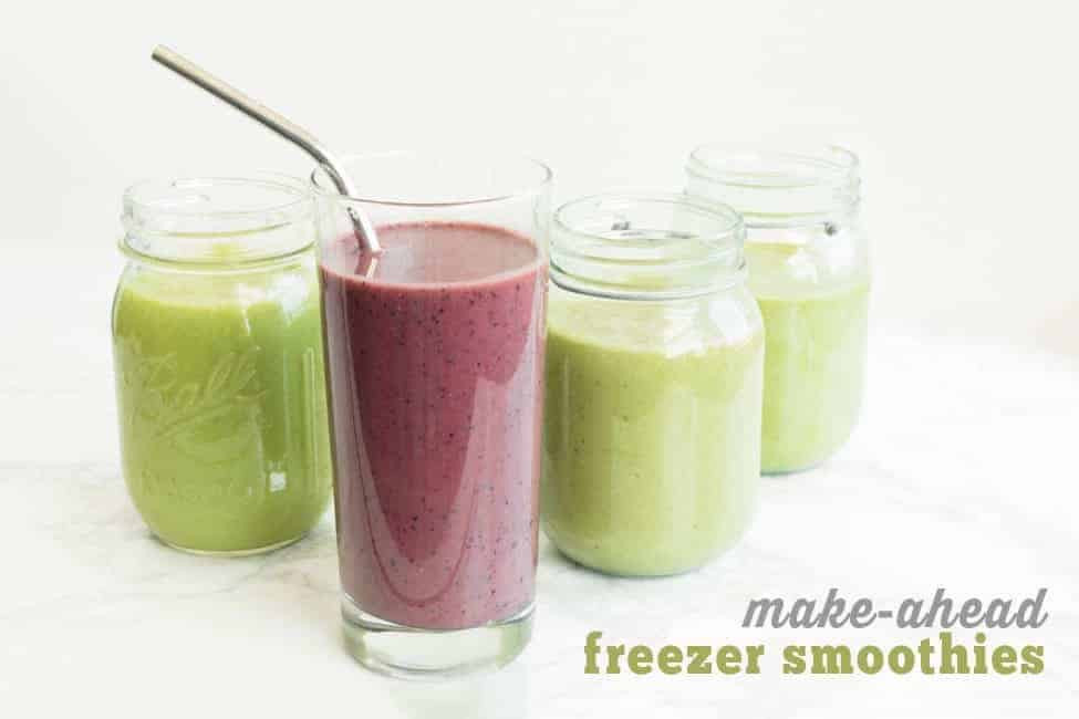 Make Ahead Smoothies
 Make Ahead Freezer Smoothies Happy Food Healthy Life