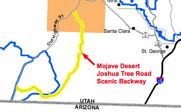 Map Of Mojave Dessert
 Starling Travel Subaru XV Crosstrek on the Mojave Desert