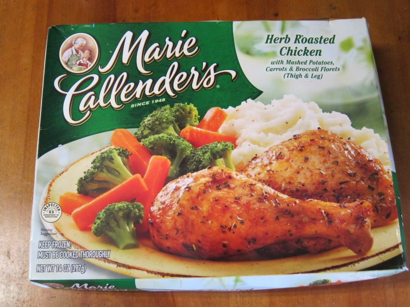 Marie Callenders Frozen Dinner
 Frozen Friday Marie Callender s Herb Roasted Chicken