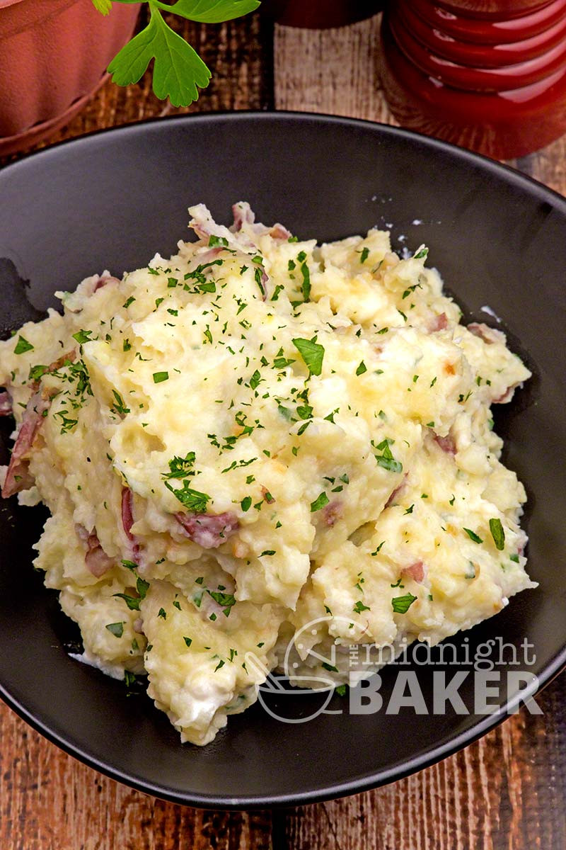 Mashed Potato Recipes With Skin
 Instant Pot Red Skinned Mashed Potatoes The Midnight Baker